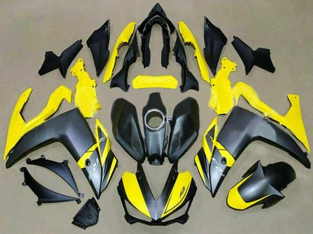 Rabatt Yamaha YZF R3/R25 Motorrad Verkleidung 2015-2018 - Gelb Schwarz