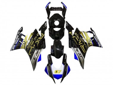 Rabatt Yamaha YZF R3/R25 Motorrad Verkleidung 2019-2021 - Weiss Blau Schwarz Gold Trick Star 07