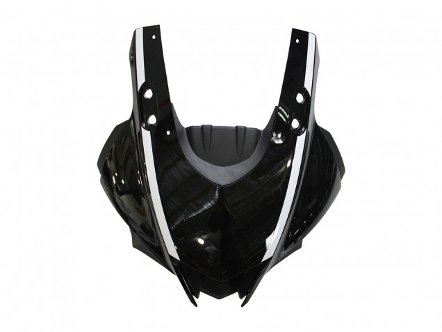 Rabatt Yamaha YZF R3/R25 Motorrad Verkleidung 2019-2021 - Glanzendes Schwarz Weiss