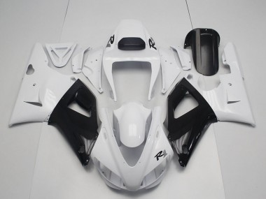 Rabatt Yamaha YZF R1 Motorrad Verkleidung 1998-1999 - Perl Weiss Schwarz