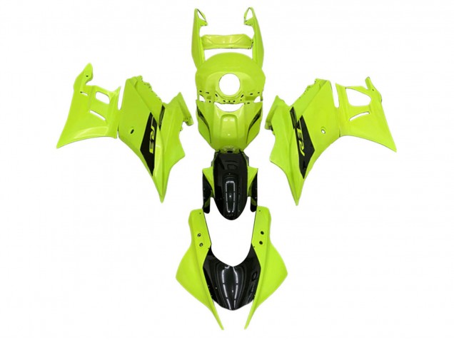 Rabatt Yamaha YZF R3/R25 Motorrad Verkleidung 2019-2021 - Neon Grun Schwarz