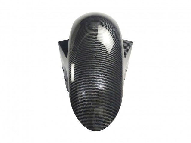 Rabatt Yamaha YZF R3/R25 Motorrad Verkleidung 2022-2024 - Schwarzer Carbonfaser Stil Silberblau