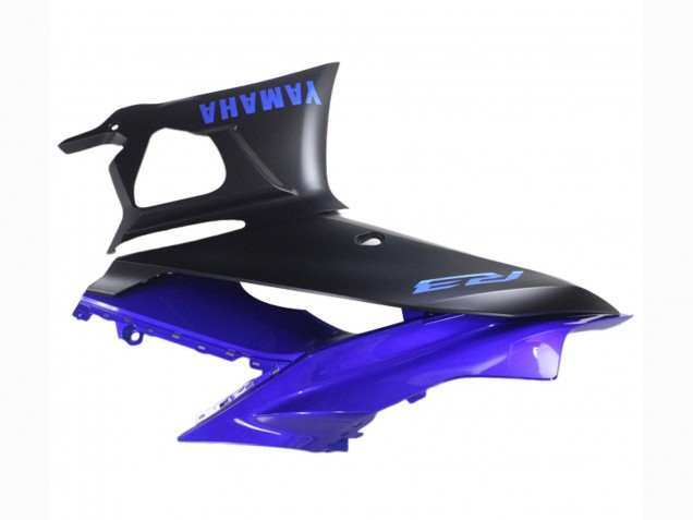 Rabatt Yamaha YZF R3/R25 Motorrad Verkleidung 2022-2024 - Blau Matt Schwarz