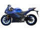 Rabatt Yamaha YZF R3/R25 Motorrad Verkleidung 2022-2024 - Blau Matt Schwarz