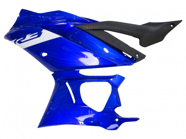 Rabatt Yamaha YZF R3/R25 Motorrad Verkleidung 2022-2024 - Blau Weiss Matt Schwarz