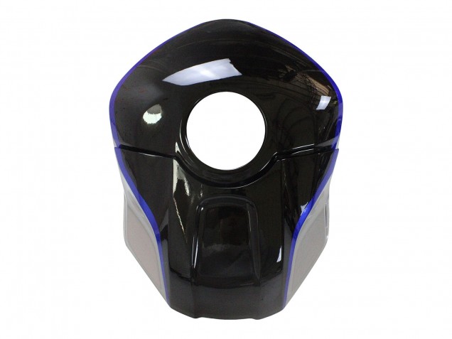 Rabatt Yamaha YZF R3/R25 Motorrad Verkleidung 2022-2024 - Silber Blau Glanzendes Schwarz