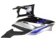 Rabatt Yamaha YZF R3/R25 Motorrad Verkleidung 2022-2024 - Silber Blau Glanzendes Schwarz