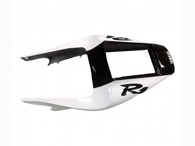 Rabatt Yamaha YZF 1000 R1 Motorrad Verkleidung 1998-1999 - Weiss Glanzendes Schwarz