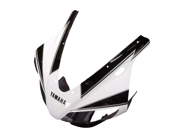 Rabatt Yamaha YZF 1000 R1 Motorrad Verkleidung 1998-1999 - Weiss Glanzendes Schwarz