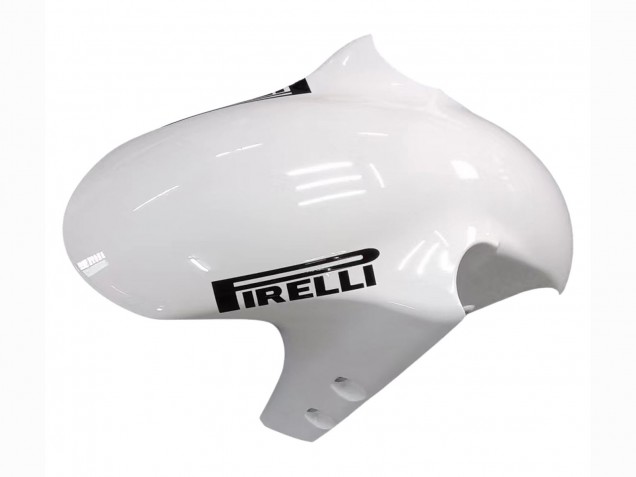 Rabatt Yamaha YZF 1000 R1 Motorrad Verkleidung 1998-1999 - Weiss Glanzendes Schwarz