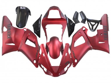 Rabatt Yamaha YZF 1000 R1 Motorrad Verkleidung 2000-2001 - Matt Rot