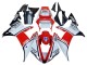 Rabatt Yamaha YZF 1000 R1 Motorrad Verkleidung 2002-2003 - Weiss Rot Schwarz Petronas