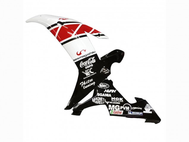 Rabatt Yamaha YZF 1000 R1 Motorrad Verkleidung 2002-2003 - Weiss Rot Schwarz Castrol