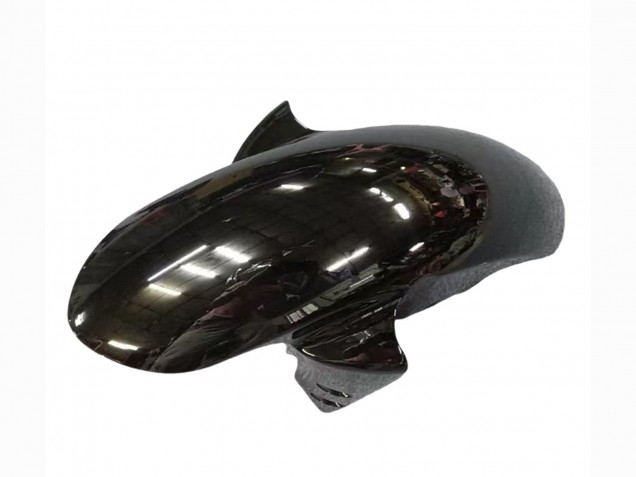 Rabatt Yamaha YZF 1000 R1 Motorrad Verkleidung 2002-2003 - Glanzendes Schwarz Rot Flamme