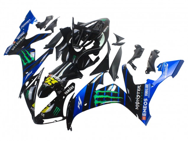 Rabatt Yamaha YZF 1000 R1 Motorrad Verkleidung 2004-2006 - Blau Schwarz Gelb Grun Monster Yamalube ENEOS 69