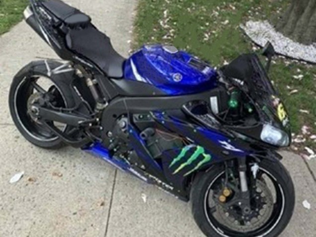 Rabatt Yamaha YZF 1000 R1 Motorrad Verkleidung 2004-2006 - Blau Schwarz Gelb Grun Monster Yamalube ENEOS 69