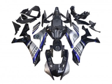 Rabatt Yamaha YZF 1000 R1 Motorrad Verkleidung 2020-2025 - Silber Blau Schwarz BKSOD