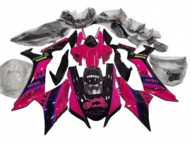 Rabatt Yamaha YZF 1000 R1 Motorrad Verkleidung 2020-2025 - Rosa Schwarz Blau
