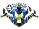 Rabatt Yamaha YZF 1000 R1 Motorrad Verkleidung 2020-2025 - Blau Grun Schwarz Hai