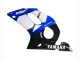 Rabatt Yamaha YZF 600 R6 Motorrad Verkleidung 1998-2002 - Weiss Blau Glanzendes Schwarz