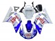 Rabatt Yamaha YZF 600 R6 Motorrad Verkleidung 1998-2002 - Weiss Blau Rot Fiat 99