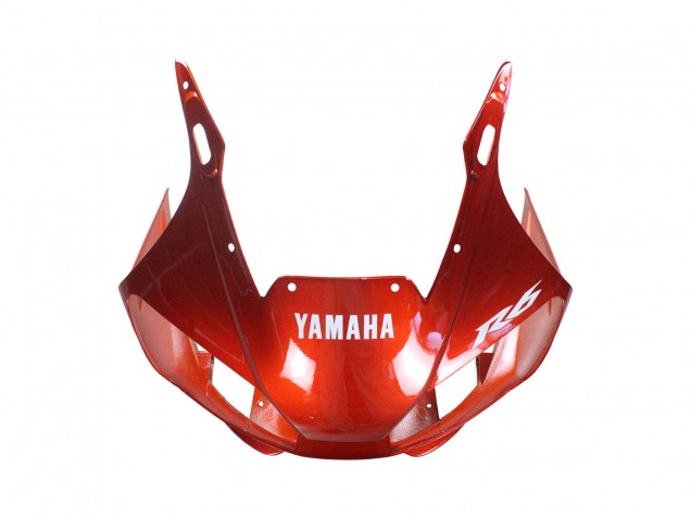 Rabatt Yamaha YZF 600 R6 Motorrad Verkleidung 1998-2002 - Orange Matt Schwarz