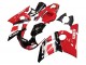 Rabatt Yamaha YZF 600 R6 Motorrad Verkleidung 1998-2002 - Rot Weiss Glanzendes Schwarz