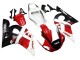 Rabatt Yamaha YZF 600 R6 Motorrad Verkleidung 1998-2002 - Weiss Rot Glanzendes Schwarz