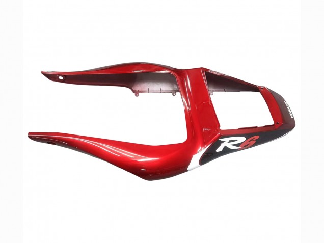 Rabatt Yamaha YZF 600 R6 Motorrad Verkleidung 1998-2002 - Rot Weiss Glanzendes Schwarz