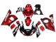 Rabatt Yamaha YZF 600 R6 Motorrad Verkleidung 1998-2002 - Rot Weiss Glanzendes Schwarz