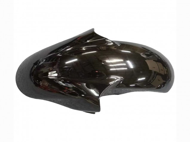 Rabatt Yamaha YZF 600 R6 Motorrad Verkleidung 1998-2002 - Silber Glanzendes Schwarz