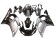 Rabatt Yamaha YZF 600 R6 Motorrad Verkleidung 1998-2002 - Silber Glanzendes Schwarz