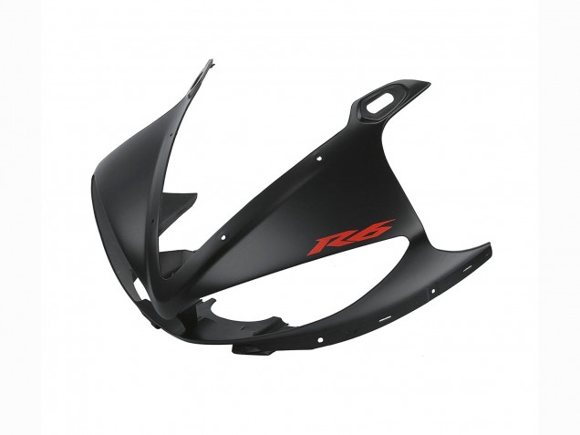 Rabatt Yamaha YZF R6S Motorrad Verkleidung 2006-2009 - Matt Schwarz