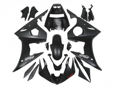 Rabatt Yamaha YZF R6S Motorrad Verkleidung 2006-2009 - Matt Schwarz