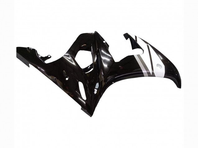 Rabatt Yamaha YZF R6S Motorrad Verkleidung 2006-2009 - Rot Weiss Glanzendes Schwarz