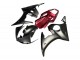 Rabatt Yamaha YZF R6S Motorrad Verkleidung 2006-2009 - Rot Matt Schwarz