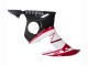 Rabatt Yamaha YZF R6S Motorrad Verkleidung 2006-2009 - Rot Weiss Matt Schwarz