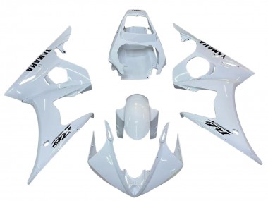 Rabatt Yamaha YZF R6S Motorrad Verkleidung 2006-2009 - Weiss Schwarz Aufkleber