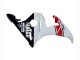 Rabatt Yamaha YZF R6S Motorrad Verkleidung 2006-2009 - Weiss Rot Glanzendes Schwarz Motul