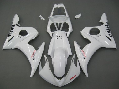 Rabatt Yamaha YZF R6S Motorrad Verkleidung 2006-2009 - Weiss