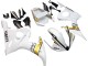 Rabatt Yamaha YZF R6S Motorrad Verkleidung 2006-2009 - Weiss Gold