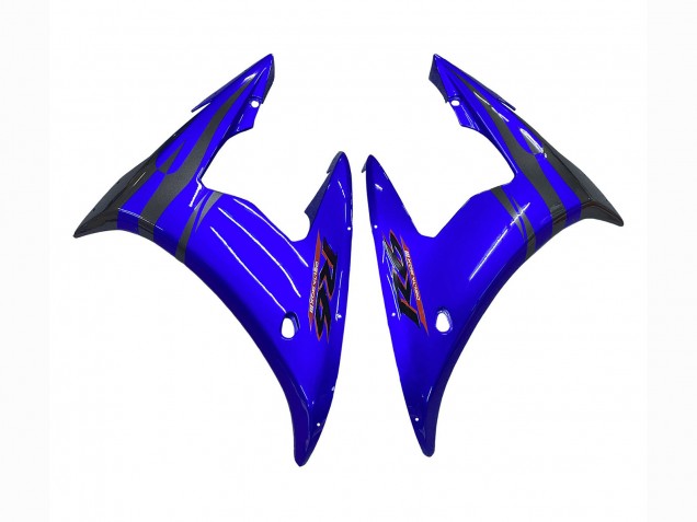 Rabatt Yamaha YZF 600 R6 Motorrad Verkleidung 2005 - Glanzendes Blau Schwarz