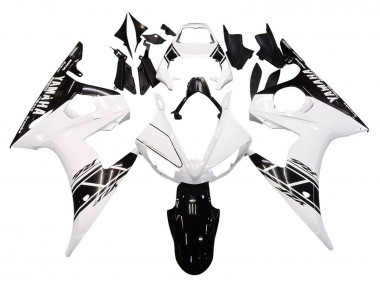 Rabatt Yamaha YZF 600 R6 Motorrad Verkleidung 2005 - Weiss Schwarz