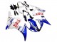 Rabatt Yamaha YZF 600 R6 Motorrad Verkleidung 2005 - Weiss Blau Dunlop Fiat Motul