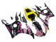Rabatt Yamaha YZF 600 R6 Motorrad Verkleidung 2005 - Schwarz Rosa Gelb Repsol 46