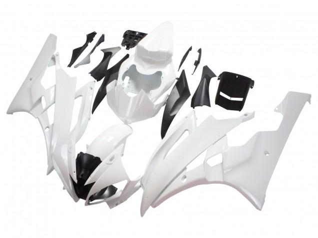 Rabatt Yamaha YZF 600 R6 Motorrad Verkleidung 2006-2007 - Weiss