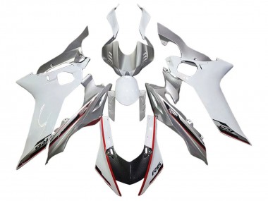 Rabatt Yamaha YZF 600 R6 Motorrad Verkleidung 2017-2023 - Silber Weiss Rot Schwarz