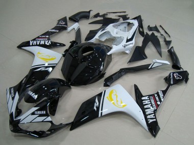 Rabatt Yamaha YZF R1 Motorrad Verkleidung 2007-2008 - Weiss Schwarz Gelb Dolphin