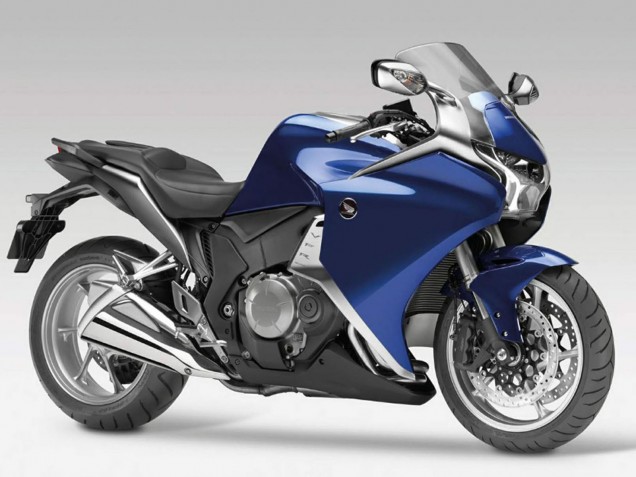 Rabatt Honda VFR 1200 Motorrad Verkleidung 2010-2014 - Blau Schwarz