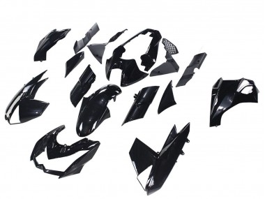 Rabatt Kawasaki Z1000 Motorrad Verkleidung 2010-2013 - Glanzendes Schwarz